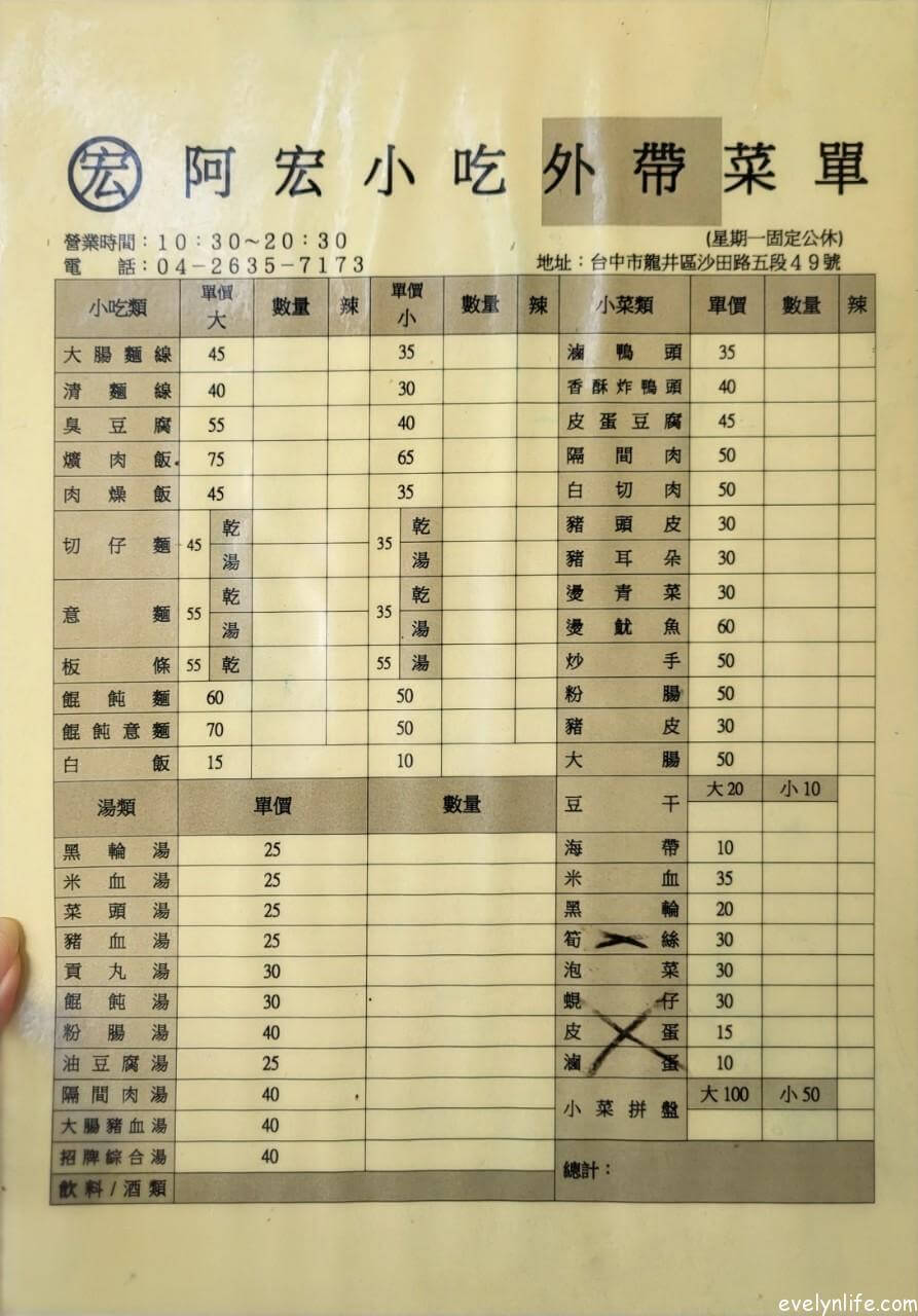 阿宏小吃沙田二店|台中龍井|CP值高的平價小吃店 · 有臭豆腐及香酥炸鴨頭 - 第5張圖