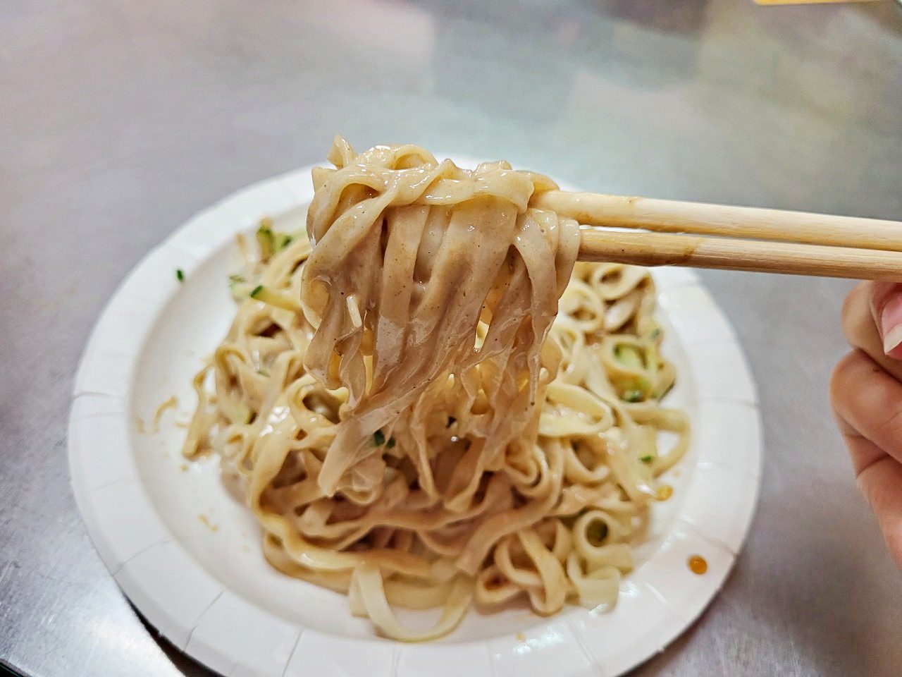 嘉義東區|公園老店涼麵、肉羹麵|加美乃滋的涼麵.香菇肉羹.在地人推薦組合 - 第9張圖