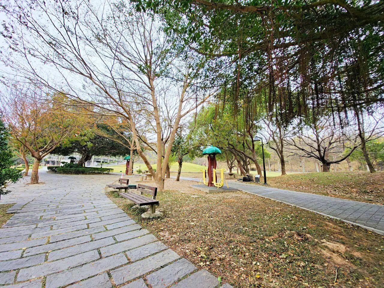 台中清水|鰲峰山運動公園|競合體驗遊戲場.觀景平台賞清水市區夜景.免費烤肉區 - 第6張圖