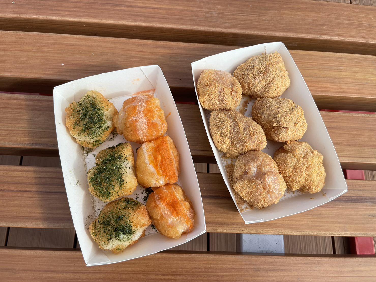台中沙鹿|麻糬燒.地瓜球|沙鹿在地排隊美食.外酥內軟炸麻糬 - 第5張圖