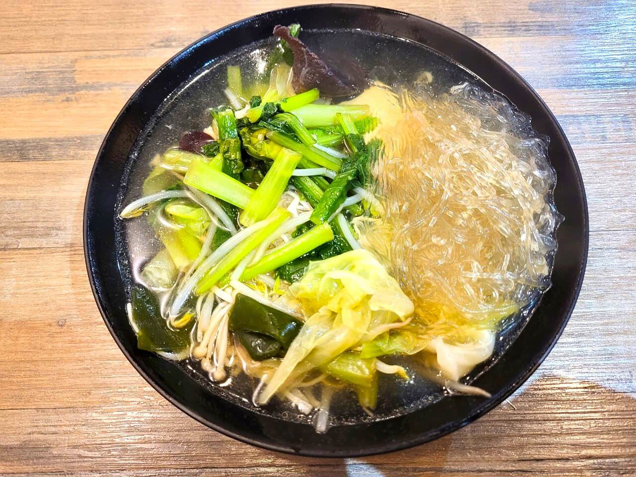 台中烏日|吃飯食間 養生煮 |必推超好喝雞湯湯底及乾的胡麻拌拌~有蔬食餐組合.麻辣鴨血.便當 - 第15張圖