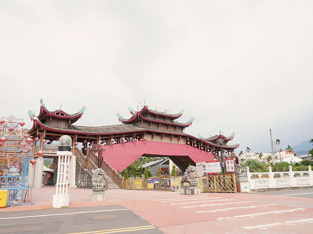 南投集集|武昌宮&浙江泰順廊橋|充滿古風的跨河廊橋.保留921地震樣貌的寺廟 - 第8張圖